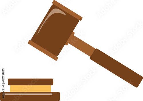 Civil Law Icon Set: Contracts, Agreements, and Property