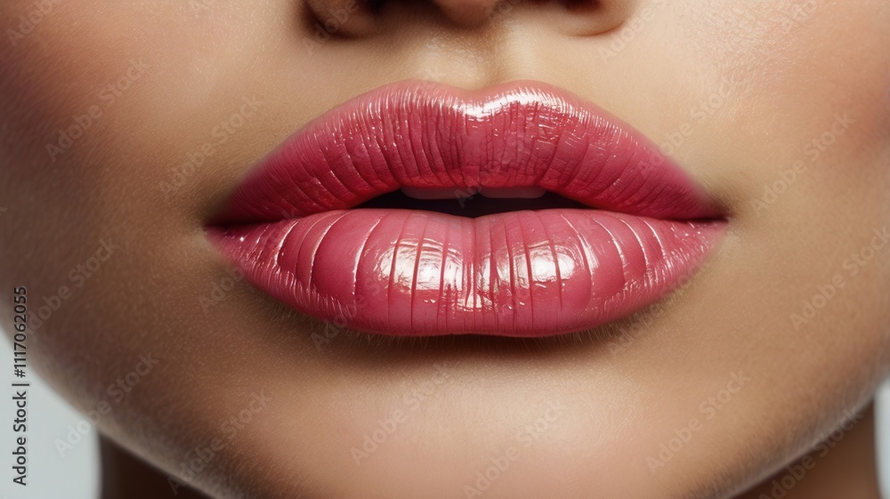 Fototapeta premium close up lips