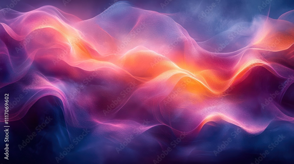 Teal and Purple Fluid Abstract Gradient Composition Teal and Purple Fluid Abstract Gradient Composition