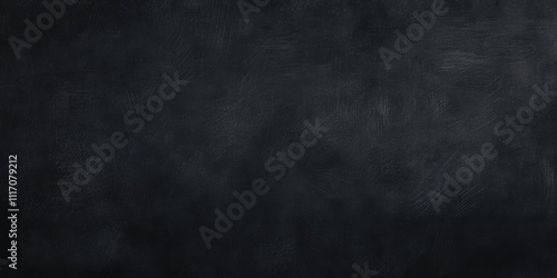 Black Chalkboard Background with Smudged Chalk Writing Texture for Menu and Education Concepts