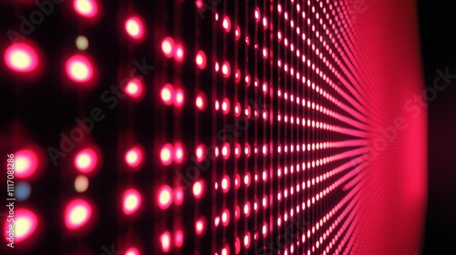 Wallpaper Mural Dynamic Bright Red Light Pattern and Abstract Background Design Torontodigital.ca