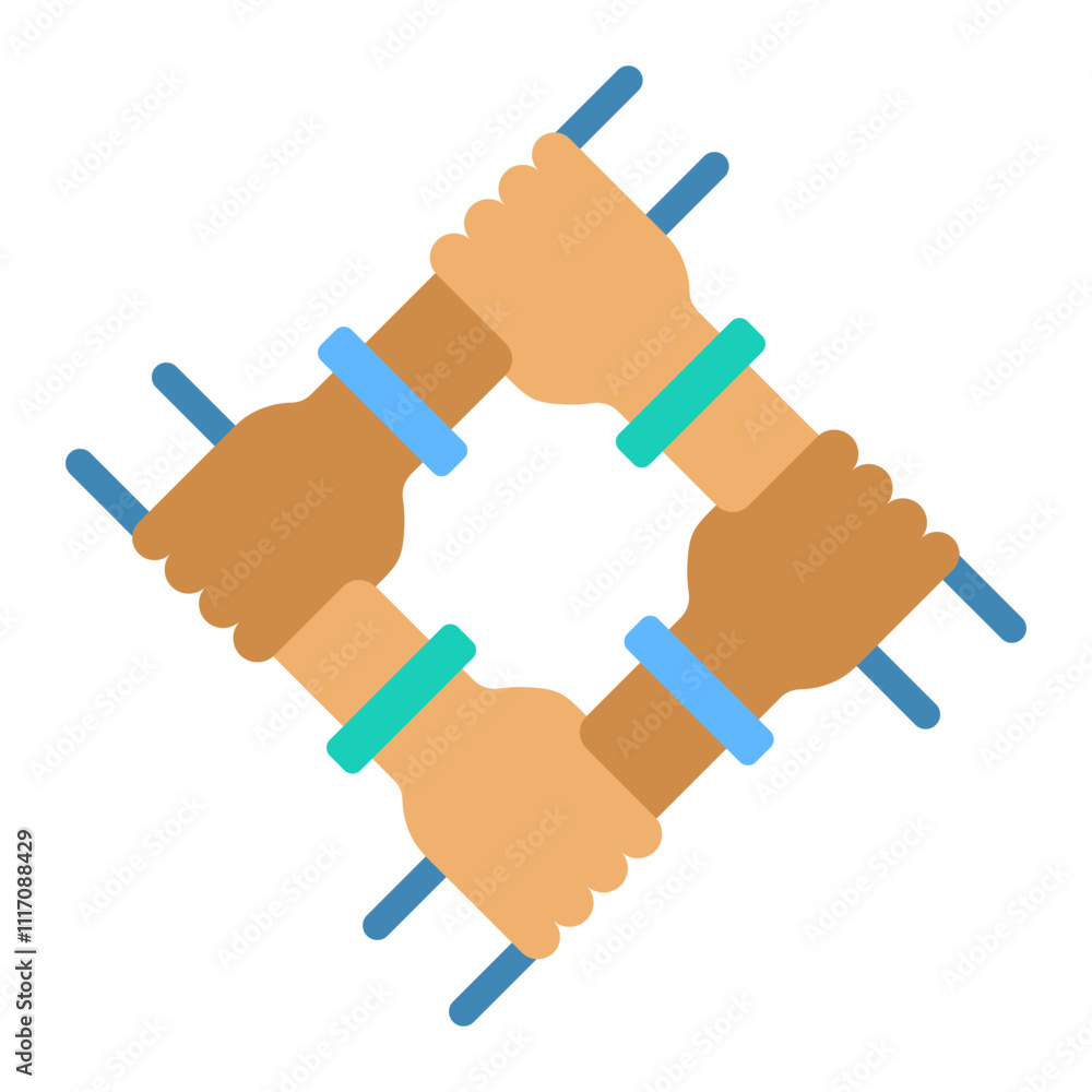 Fototapeta premium Team Building Icon