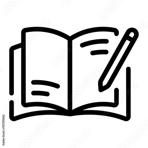 homework Line Icon