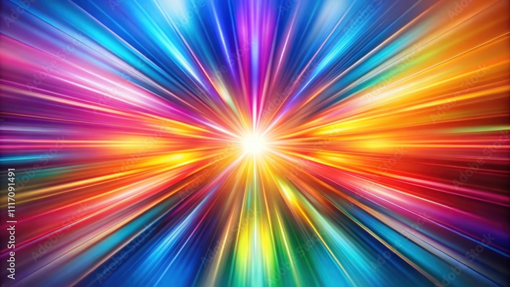 Colorful abstract background with radial motion blurred light rays, colorful, abstract, background, radial Colorful abstract background with radial motion blurred light rays, colorful, abstract, background, radial
