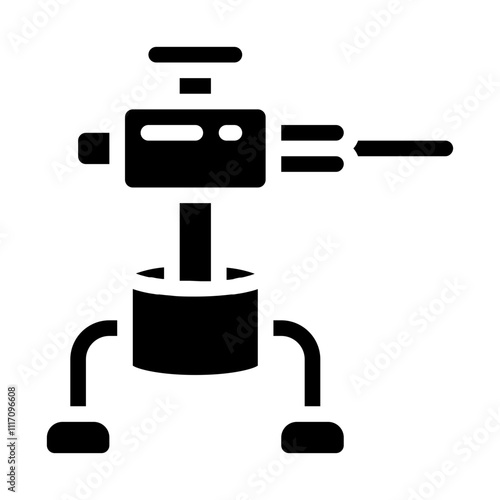 Auto-Turret Solid Icon