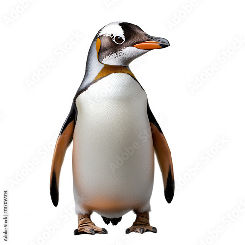 Anthropomorphic Koala Kart Penguin Cartoon Character Stylized Character Design Game Art Vector Illustration photo