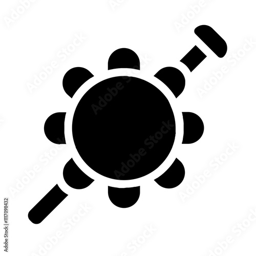 Brooch Solid Icon