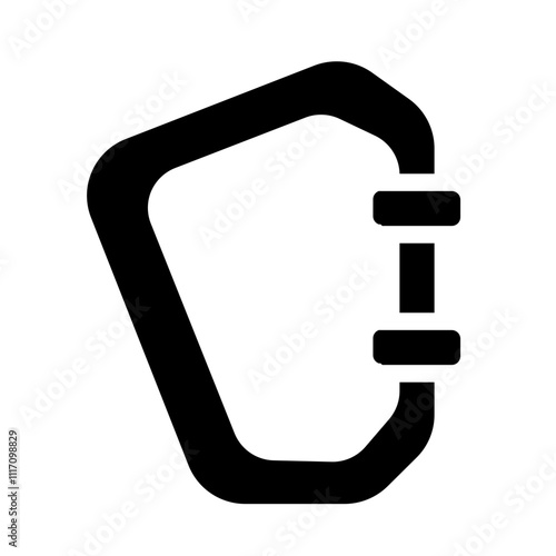 Carabiner Solid Icon