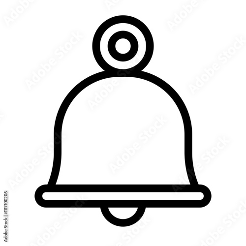 Classic Bell Line Icon