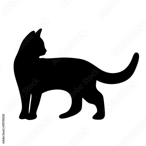 black cat silhouette