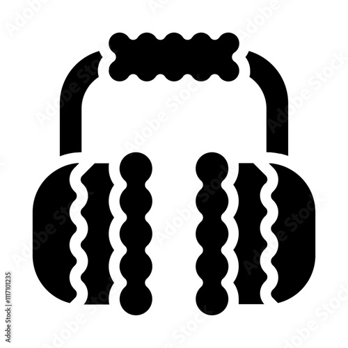 Earmuffs Solid Icon