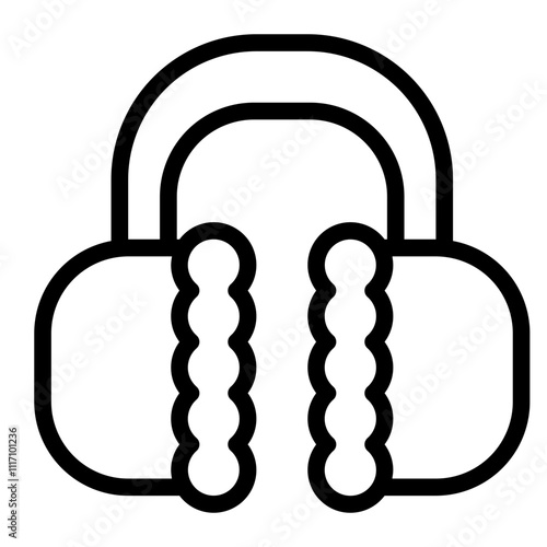 Earmuffs Line Icon