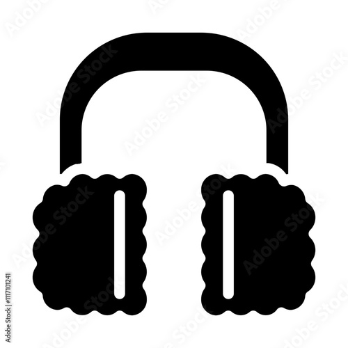 Earmuffs Solid Icon