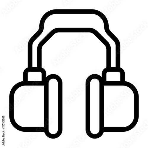 Earmuffs Line Icon