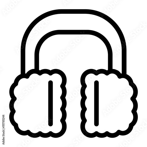 Earmuffs Line Icon