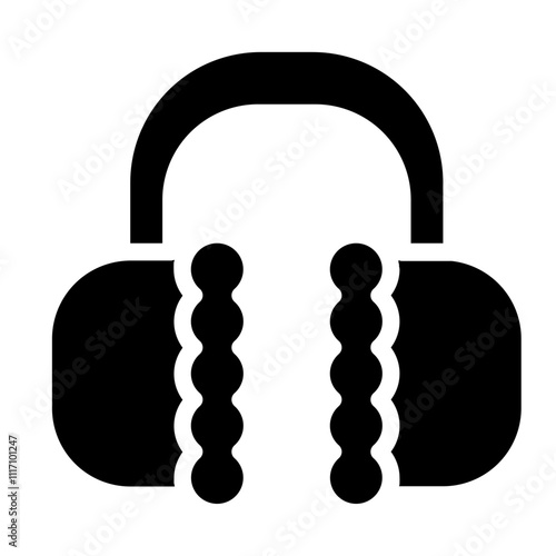 Earmuffs Solid Icon