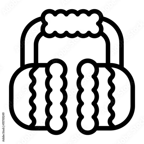 Earmuffs Line Icon