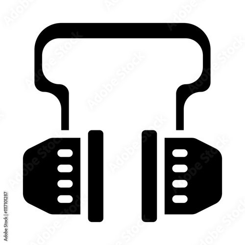 Earmuffs Solid Icon