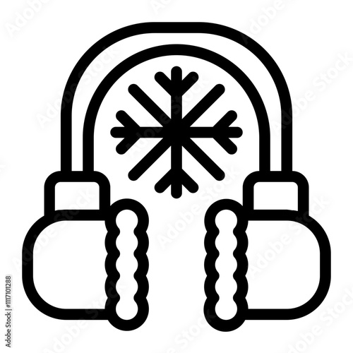 Earmuffs Line Icon