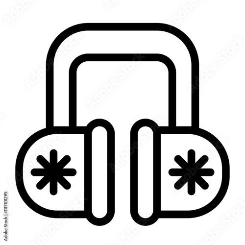Earmuffs Line Icon