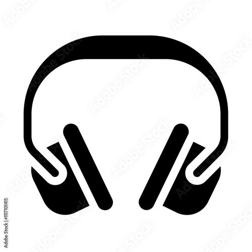 Earmuffs Solid Icon