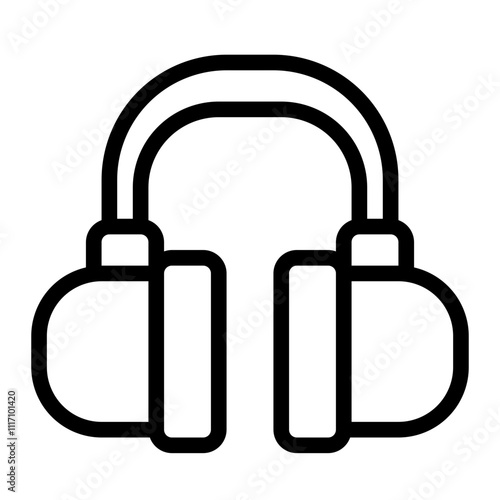 Earmuffs Line Icon