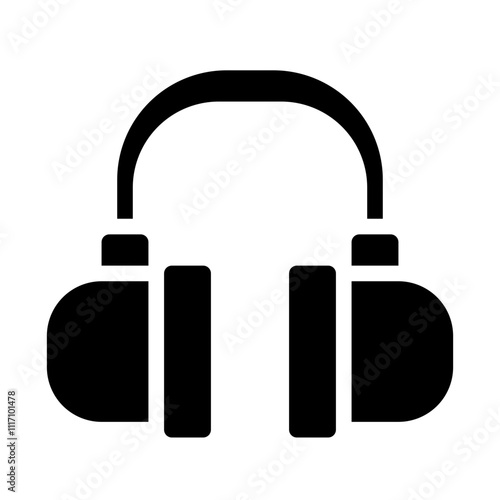 Earmuffs Solid Icon