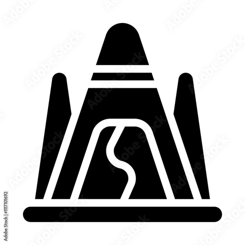 Eskimo Tent Solid Icon