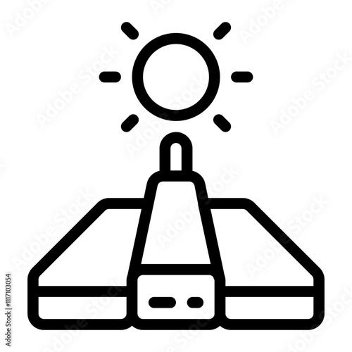 Healing Turret Line Icon