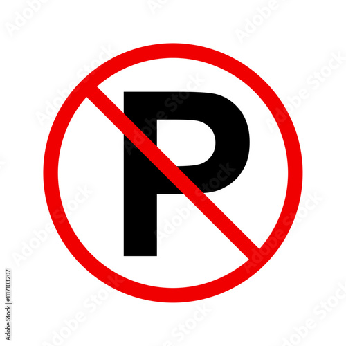 No parking sign