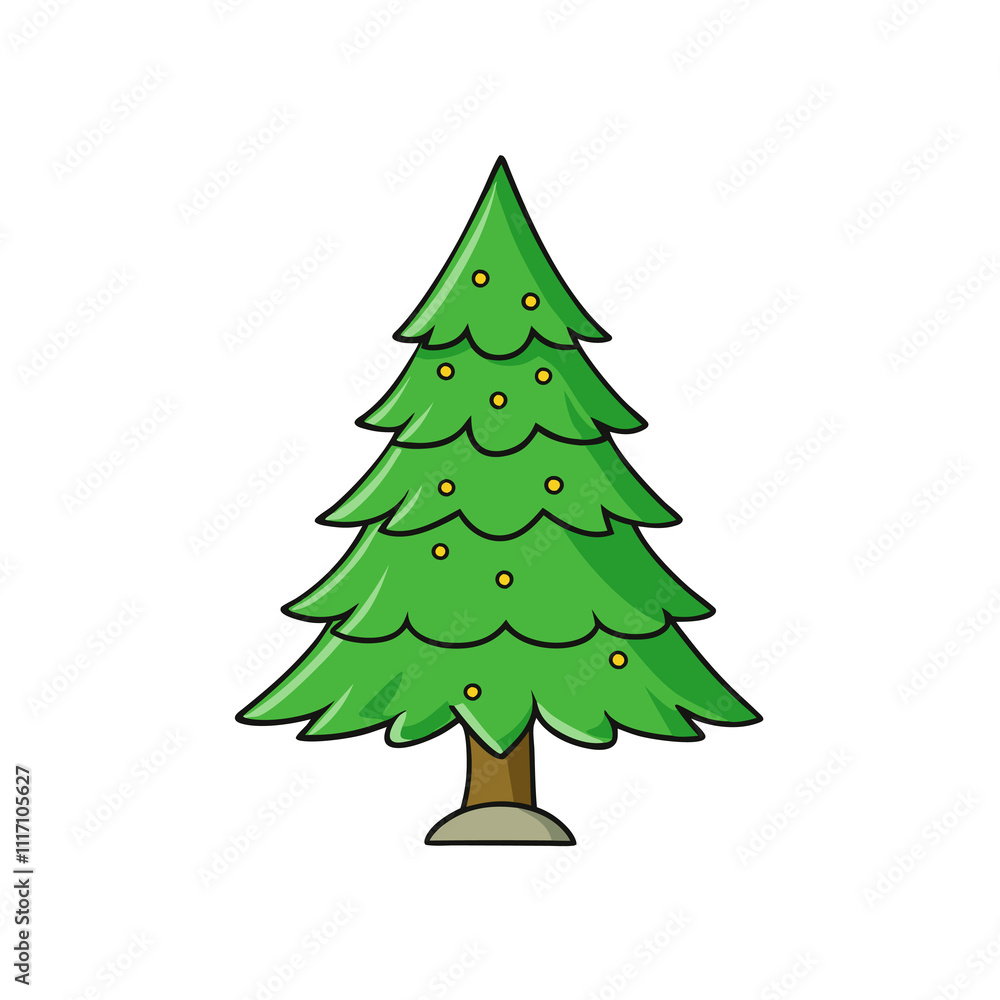 spruce tree vector illustration spruce tree vector illustration