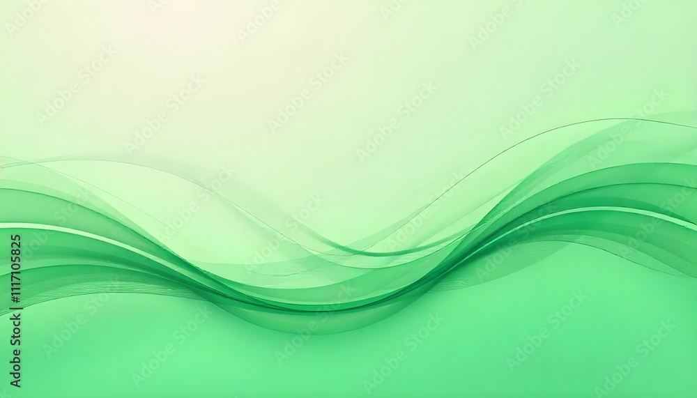 Abstract wallpaper with flowing organic green lines on a soft gradient background, offering a modern and natural vibe Abstract wallpaper with flowing organic green lines on a soft gradient background, offering a modern and natural vibe