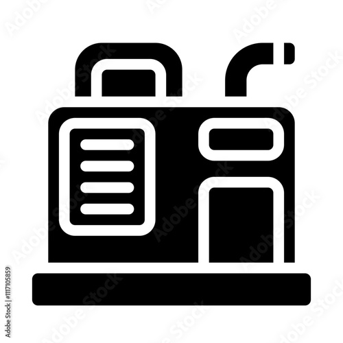 Nano Generator  Solid Icon