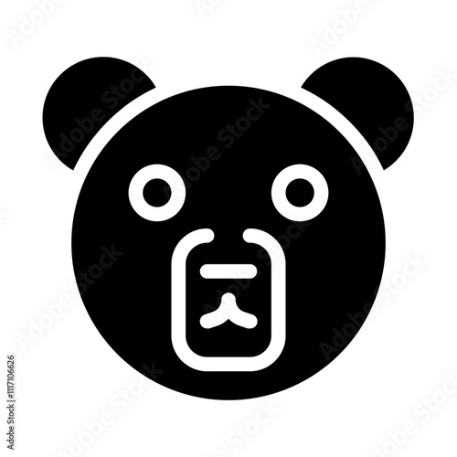 Polar Bear Solid Icon