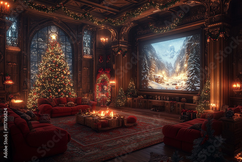 Wallpaper Mural High-resolution image of a cozy Christmas mov Torontodigital.ca