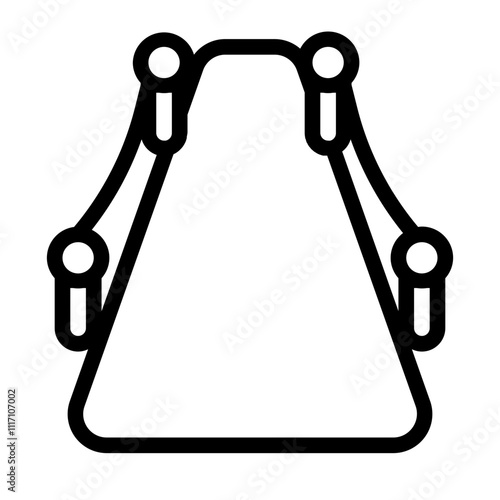 Red Carpet Line Icon
