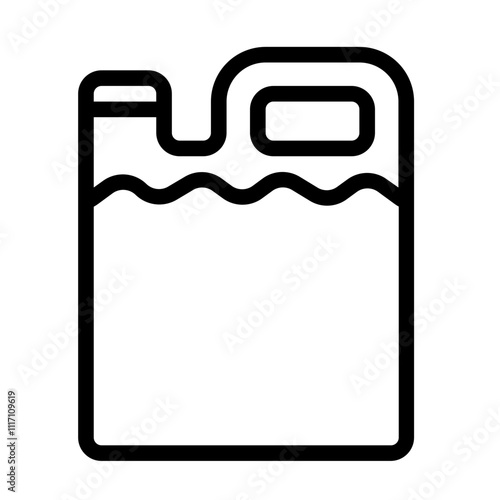 Water Jug Line Icon