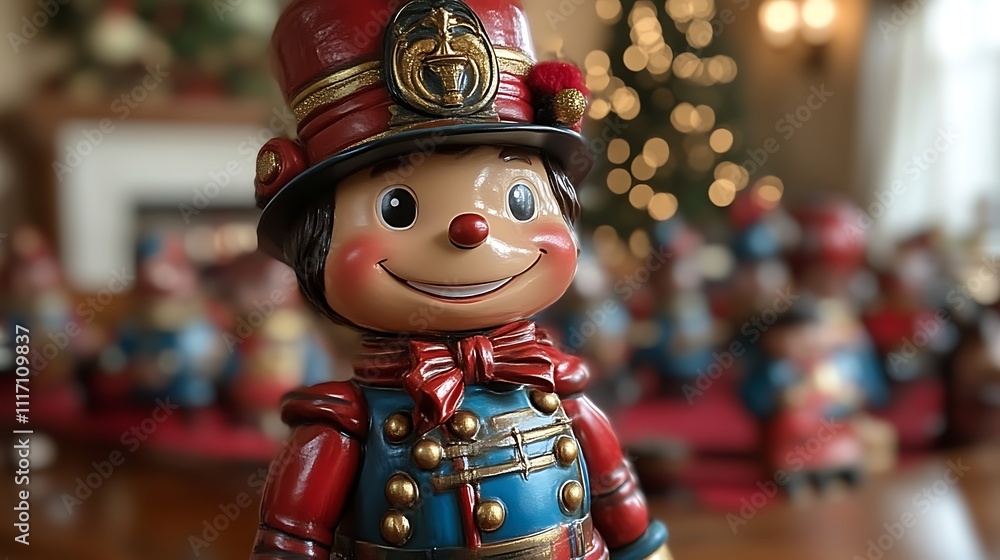 A Cheerful Christmas Nutcracker Soldier Toy A Cheerful Christmas Nutcracker Soldier Toy