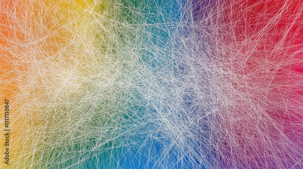 Fototapeta premium Static-Filled Screen Rainbow Background