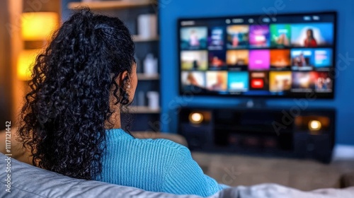 Streaming over-the-top (OTT) content from the comfort of home.