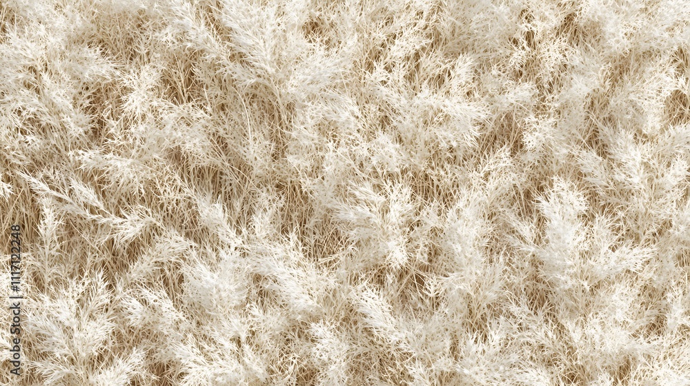 A close-up view of soft, feathery plant textures in neutral tones. A close-up view of soft, feathery plant textures in neutral tones.