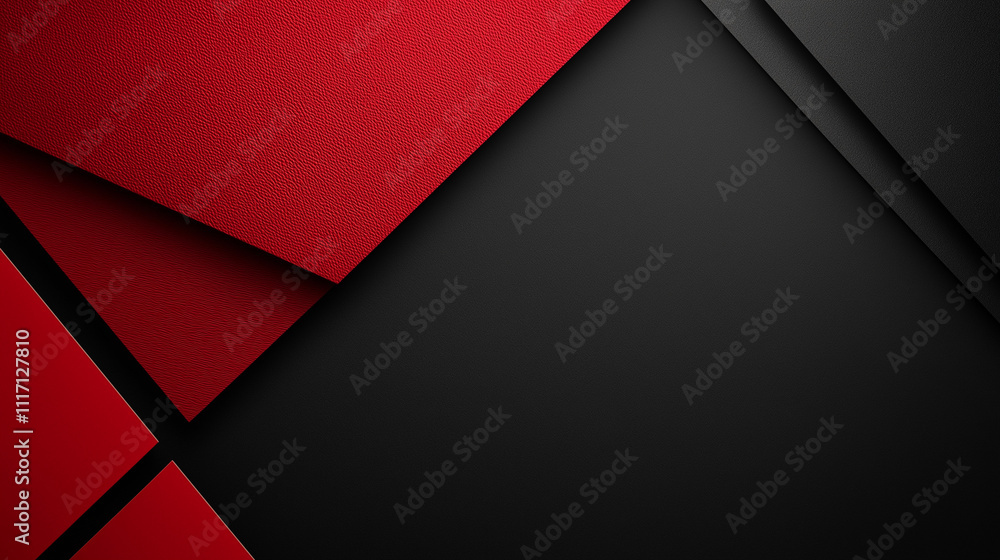Abstract red and black geometric background Abstract red and black geometric background