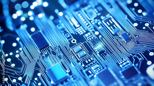 Circuit components meticulously arranged on a development board, showcasing innovation and precision in electronic engineering, where every element plays a crucial role in creating functional technolo