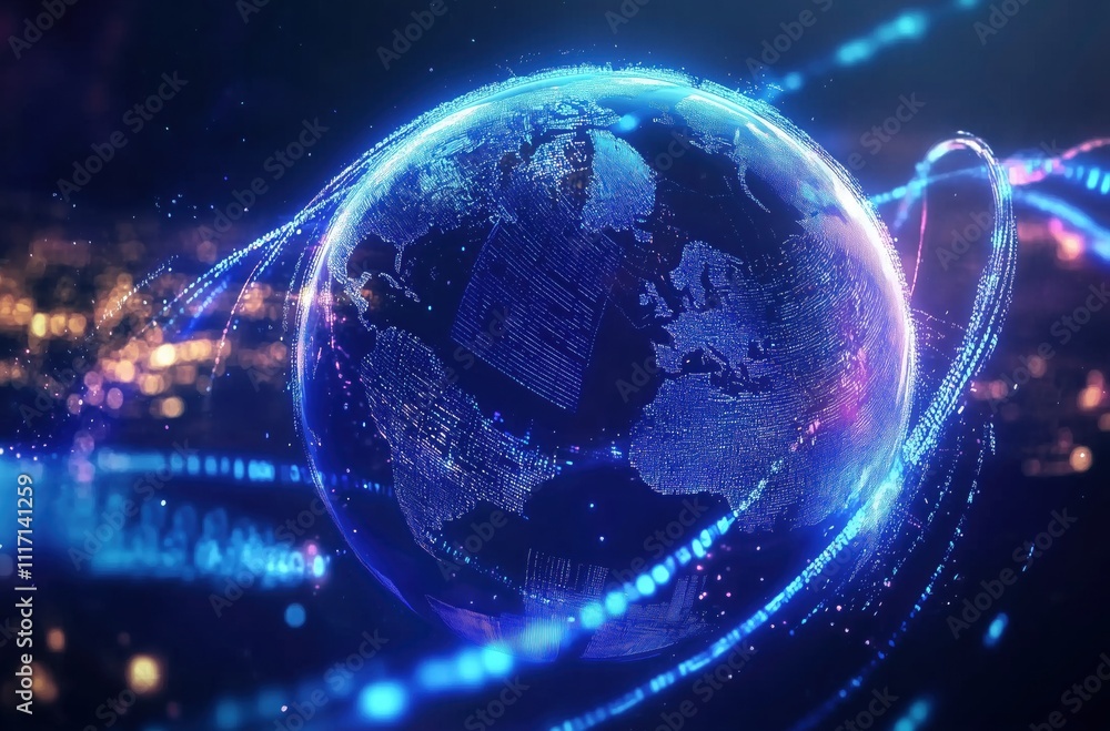 Obraz premium blue planet earth 