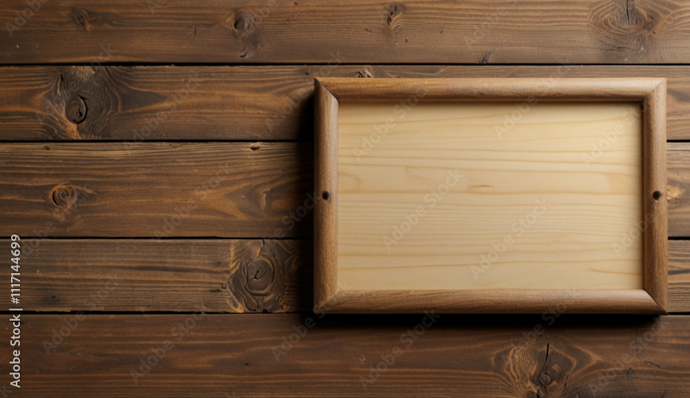 wooden hanging sign Generative AI wooden hanging sign Generative AI