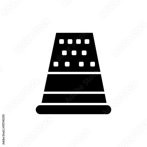 thimble glyph icon