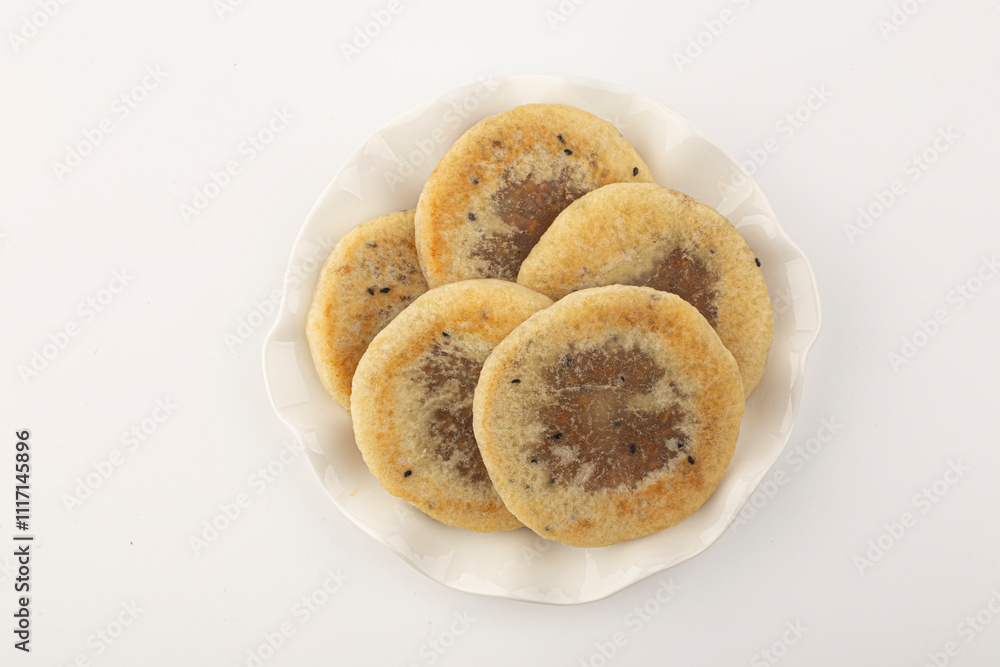 hotteok, Korean Syrup-filled Pancake hotteok, Korean Syrup-filled Pancake