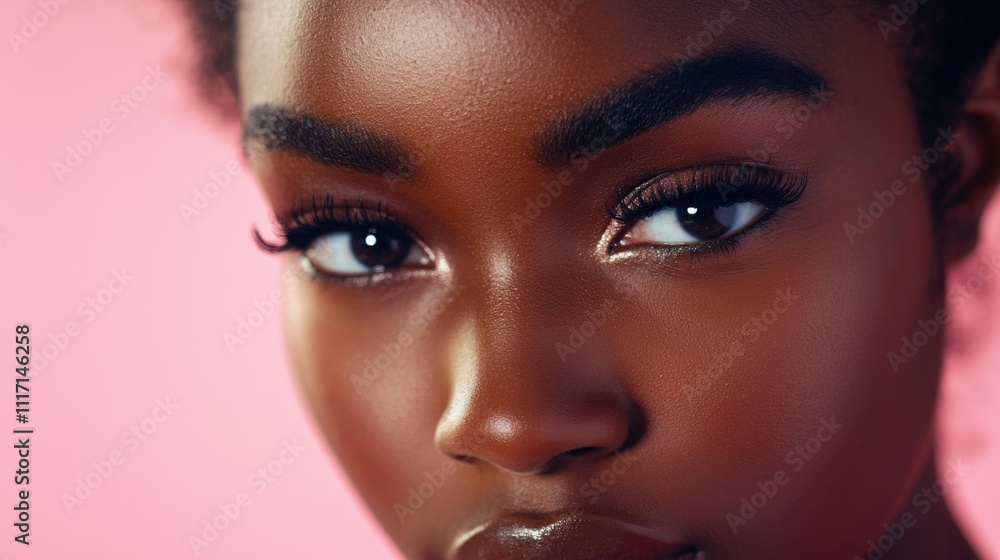 Woman's facial features Woman's facial features