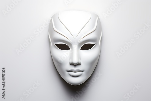 White Mask, Identity, Secrecy, Mystery, Concealment, Anonymous, Performance, Theater, Drama, Art