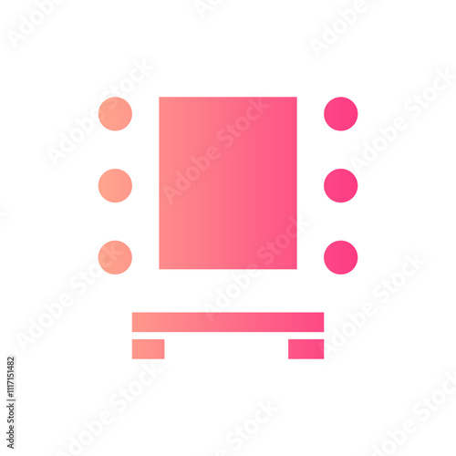 dressing room gradient icon